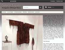 Tablet Screenshot of galerie-toguna.com